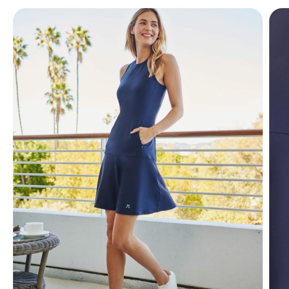 Navy Sleeveless Dress